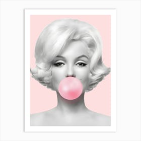 Marilyn Monroe Chewing Gum Art Print