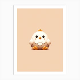 Baby Chicken Nursery Baby Print Art Print