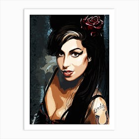 Amy Winehouse 1 Art Print