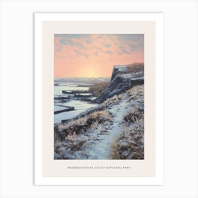Dreamy Winter National Park Poster  Pembrokeshire Coast National Park United States 1 Art Print