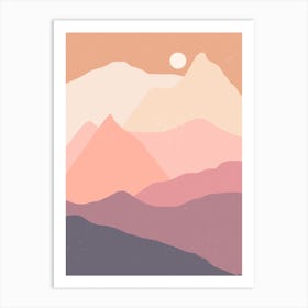 Himalayan Mid Century Art Print