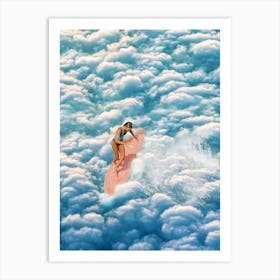 Cloud Surfing Art Print