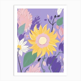 Floral Pattern 10 Art Print