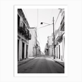 Brindisi, Italy, Black And White Photography 1 Art Print