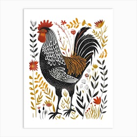 Rooster 4 Art Print