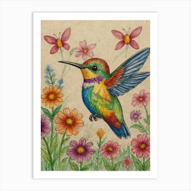 Hummingbird 43 Art Print