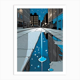 Gutter &stars 5 vector art Art Print