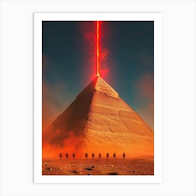 Pyramids Of Giza Art Print