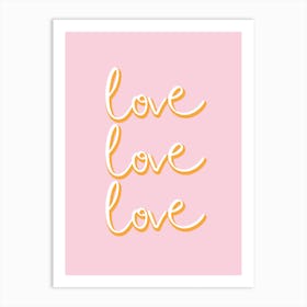 Love Love Art Print