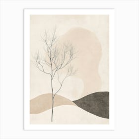 Bare Tree Canvas Print Art Print