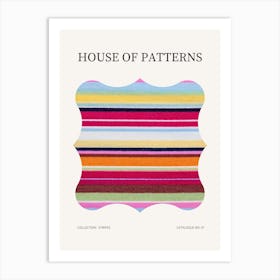 Stripes Pattern Poster 7 Art Print