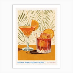 Art Deco Old Fashioned Poster Art Print
