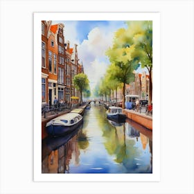 Summer in Amsterdam. 12 Art Print