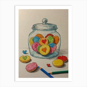 Cookies In A Jar 1 Art Print