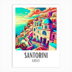 Santorini 3 Art Print