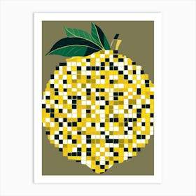 Lemon Mosaic 2 Art Print