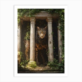 Leopard And The Tiger Art Print