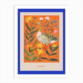 Spring Birds Poster Goose 5 Art Print