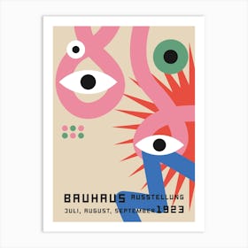 Bauhaus Funky Geometrics Art Print