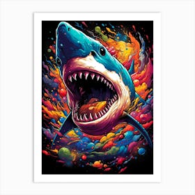 Shark Painting 1 Art Print