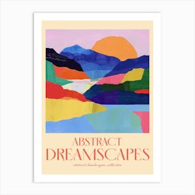 Abstract Dreamscapes Landscape Collection 58 Art Print