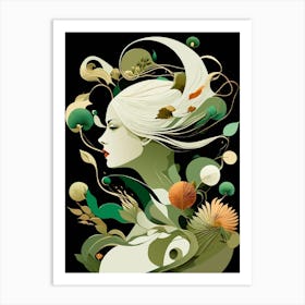 Goddess of Nature - 03 Art Print