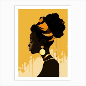 Portrait Of African Woman 19 Art Print