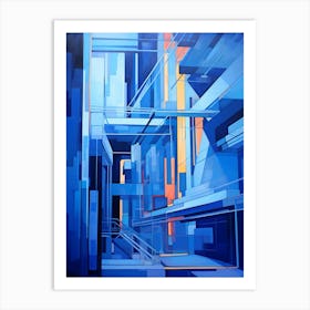 Abstract Geometric Architecture 12 Art Print