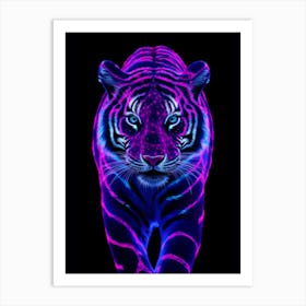 Neon Tiger Art Print