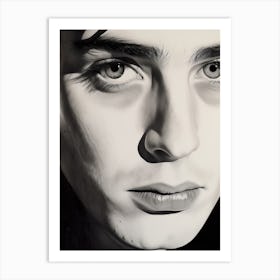 Portrait Of A Young Man Art Print