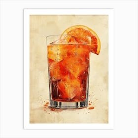 Orange Juice 8 Art Print