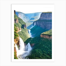 Blyde River Canyon Waterfalls, South Africa Majestic, Beautiful & Classic (2) Art Print