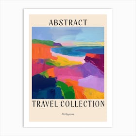 Abstract Travel Collection Poster Philippines 3 Art Print