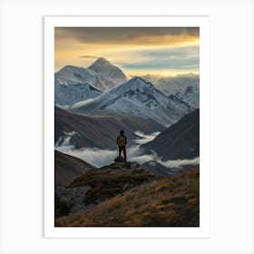 Tibetan Mountains Art Print