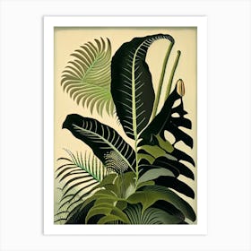 Tongue Fern Rousseau Inspired Art Print