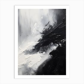 Abstract In Black And White Art Print