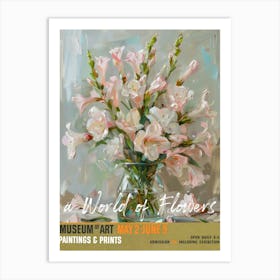 A World Of Flowers, Van Gogh Exhibition Freesia 4 Art Print