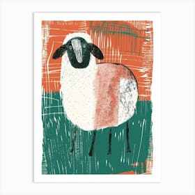 Sheep Print Art Print