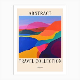 Abstract Travel Collection Poster Armenia 2 Art Print