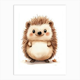 Cute Hedgehog Art Print