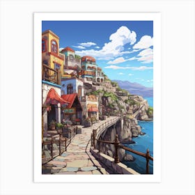 Hermanus Cartoon 4 Art Print