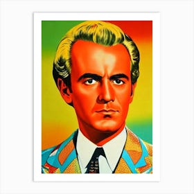 Maximilian Schell Colourful Pop Movies Art Movies Art Print