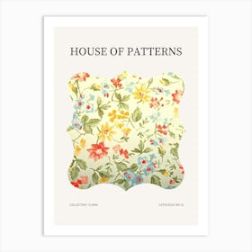 Floral Pattern Poster 1 Art Print