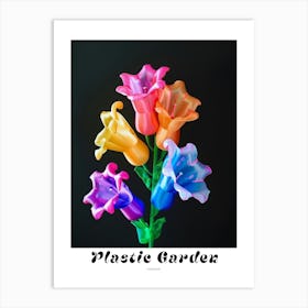 Bright Inflatable Flowers Poster Foxglove 2 Art Print
