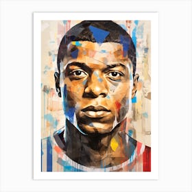 Mbappe (2) Art Print