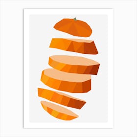 Stack Of Oranges Art Print