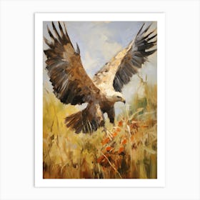 Bird Painting Vulture 3 Art Print