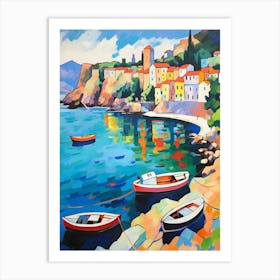 Budva Montenegro 1 Fauvist Painting Art Print