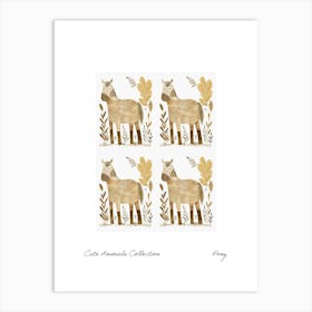 Cute Animals Collection Pony 3 Art Print