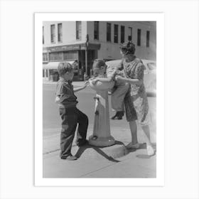 Water Fountain, Caldwell, Idaho By Russell Lee Art Print